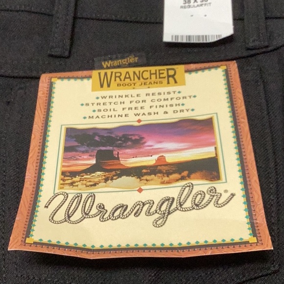 Wrangler Black Pants NWT - Picture 2 of 3